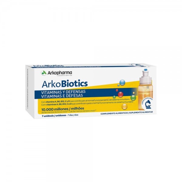 ARKOPROBIOTICS VIT Y DEFENSAS  ADULTOS 7 UNID