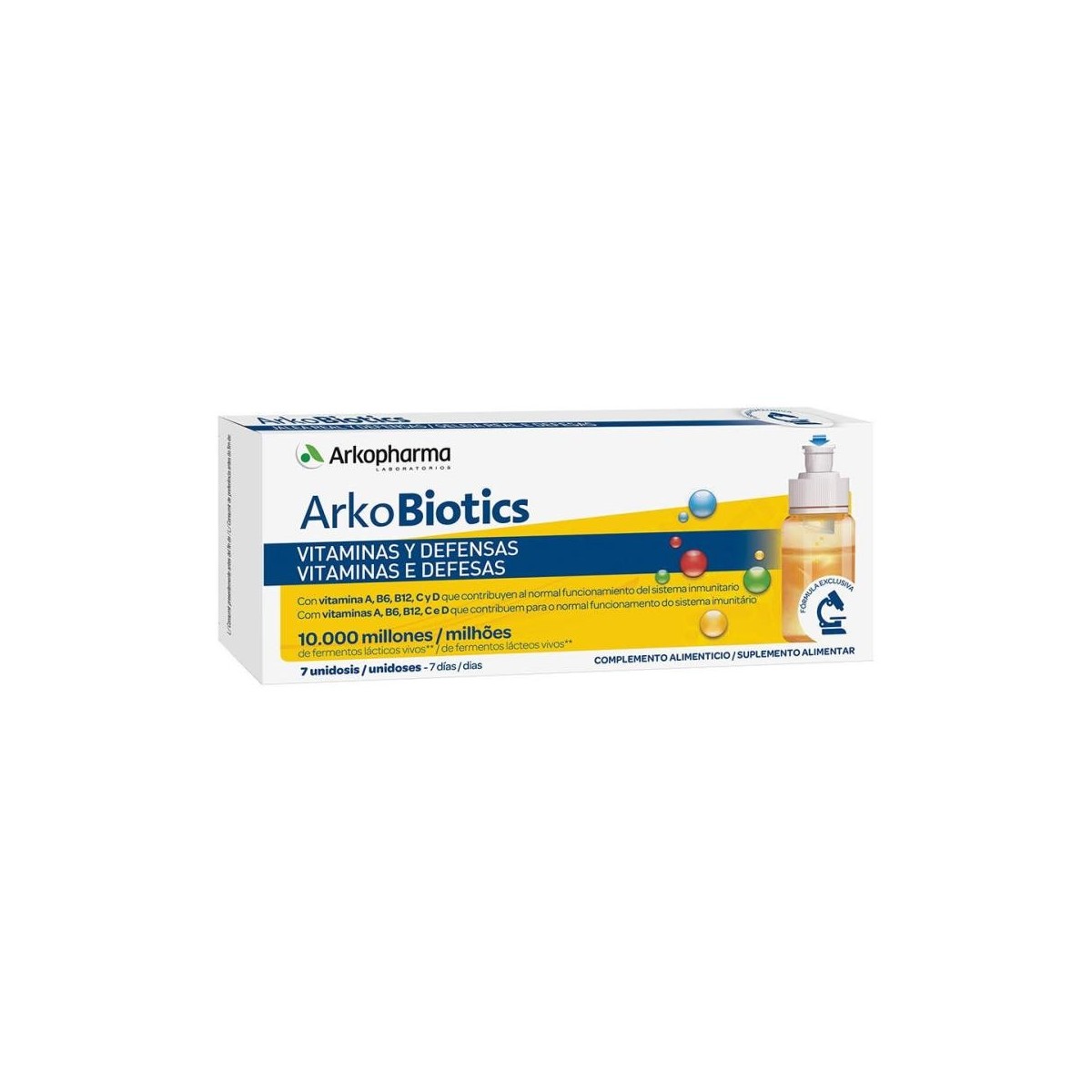 ARKOPROBIOTICS VIT Y DEFENSAS  ADULTOS 7 UNID