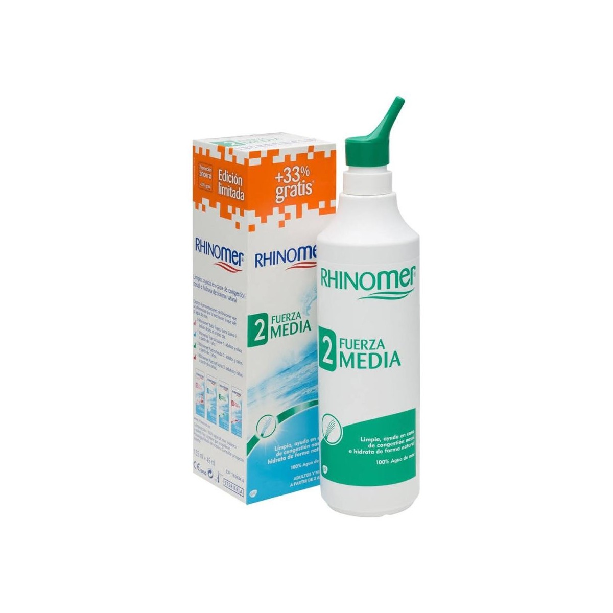 RHINOMER F2 LIMPIEZA NASAL  NEBULIZADOR 180