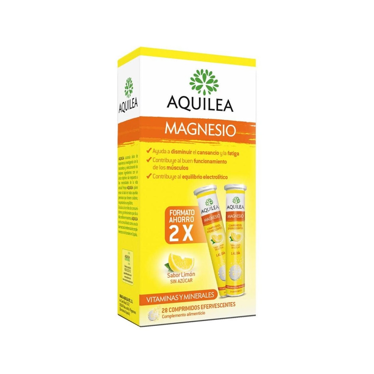 AQUILEA MAGNESIO COMP EFERVESCENTE  375 MG 28