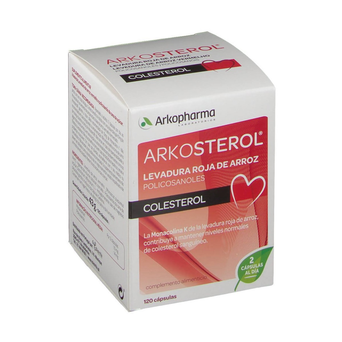 ARKOSTEROL REGULA COLESTEROL LEVADURA ARROZ R