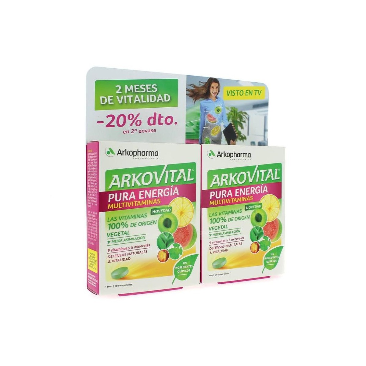 ARKOVITAL PURA ENERGIA MULTIVITAMINAS 30 COMP