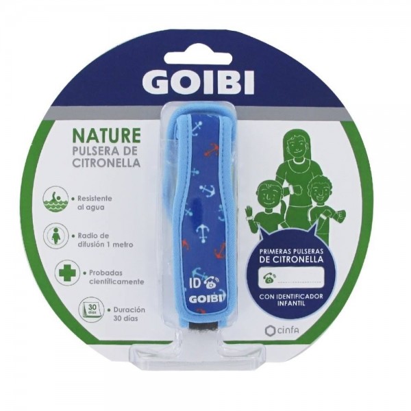 GOIBI PULSERA DE CITRONELLA NATURE  1 PULSERA