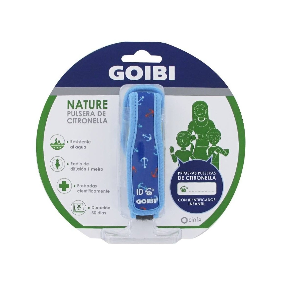GOIBI PULSERA DE CITRONELLA NATURE  1 PULSERA