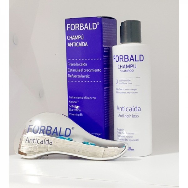 FORBALD CHAMPU REFORZADOR CABELLOS 250 ML  REGALO CEPILLO...