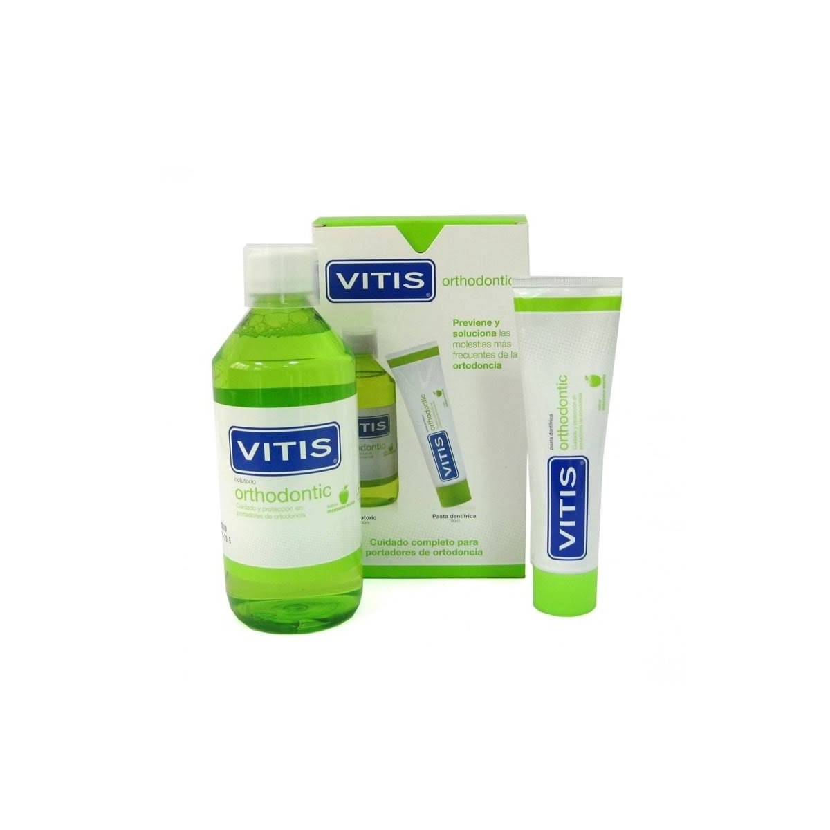 Vitis Orthodontic Pack Colutorio 500 ml  Pasta...