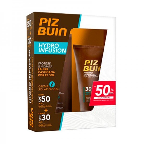 PIZ BUIN PACK HYDRO INFUSION CREMA SOLAR EN GEL  FACIAL...