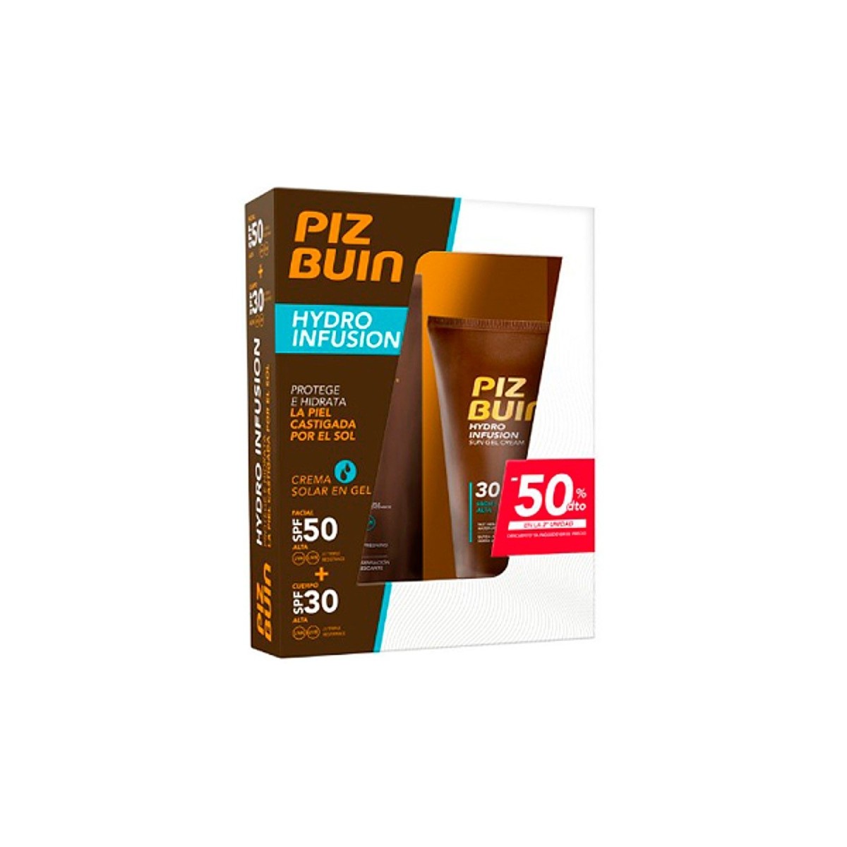 PIZ BUIN PACK HYDRO INFUSION CREMA SOLAR EN GEL...