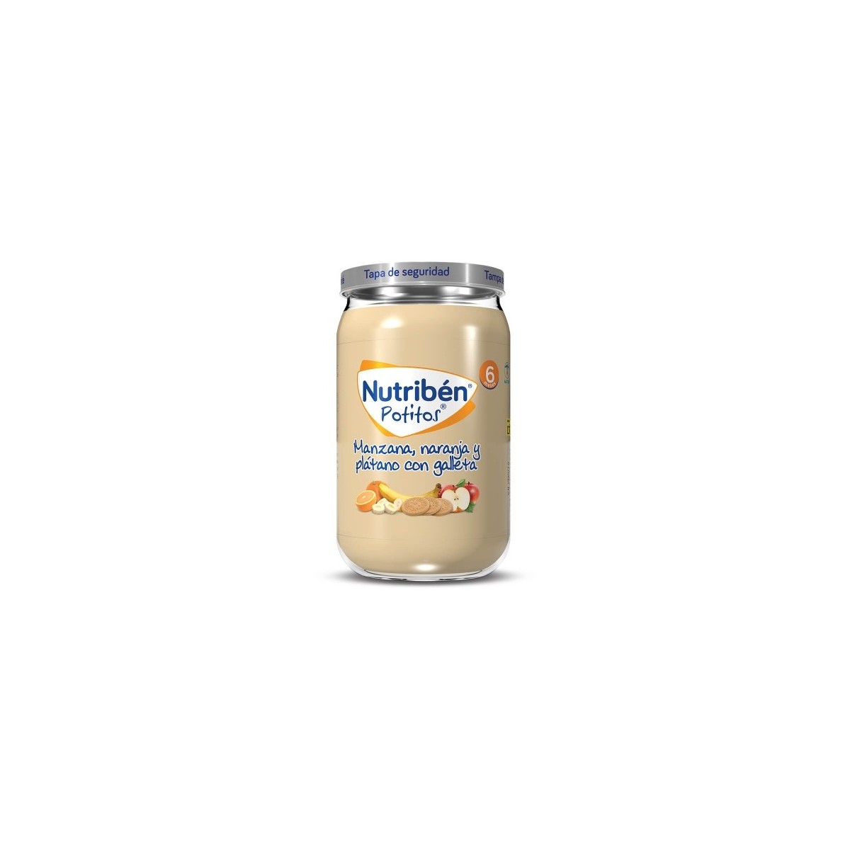 NUTRIBEN MANZANA NARANJA PLATANO Y GALLETA...