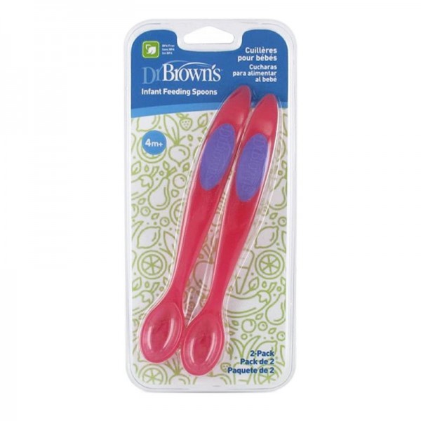 DR BROWNS CUCHARA ROSA 2U