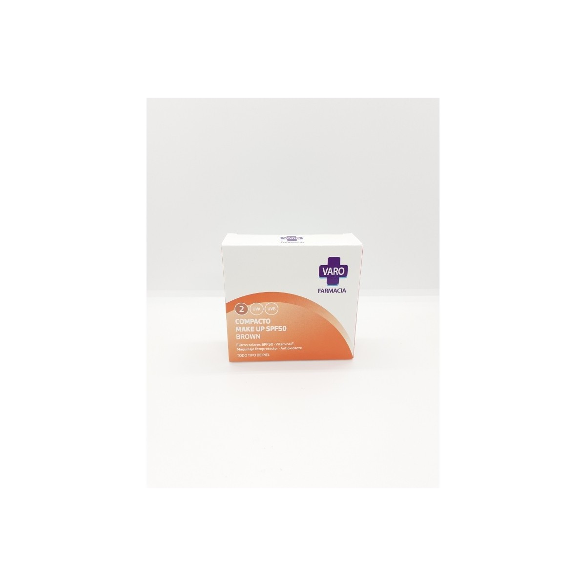 COMPACTO MAKE UP BROWN SPF 50