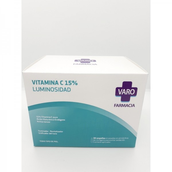 AMPOLLAS VITAMINA C 15 30 UNIDADES x 2 mL