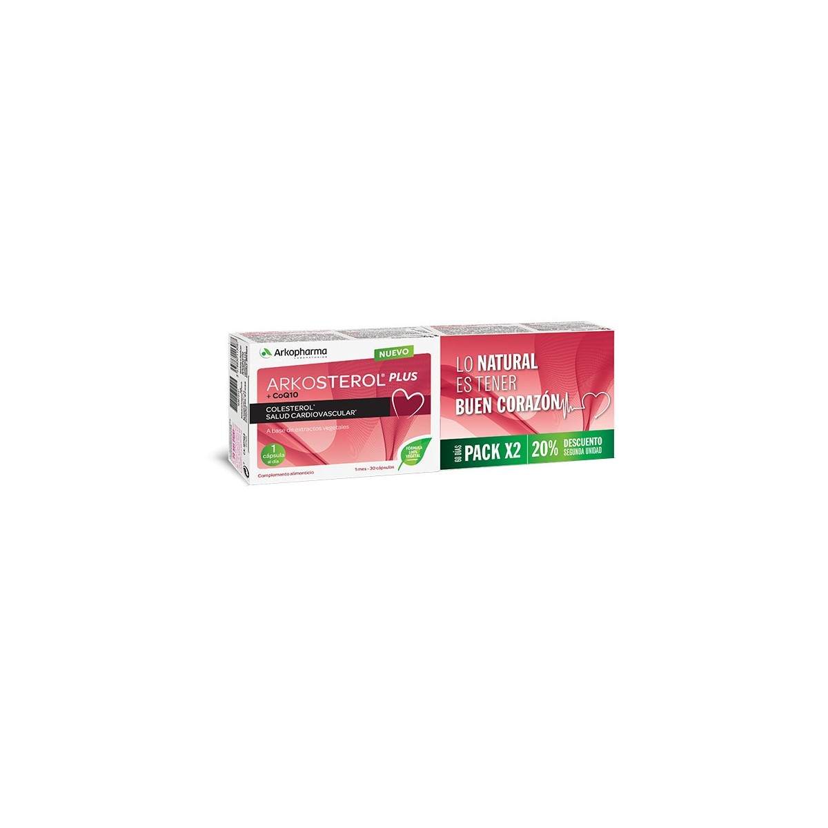 Arkosterol Plus pack – 60 cápsulas
