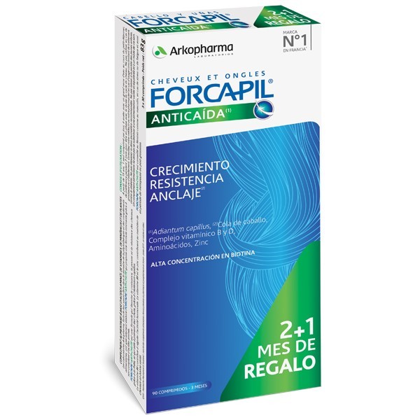 Forcapil Anticaída 30 cápsulas 21mes de regalo