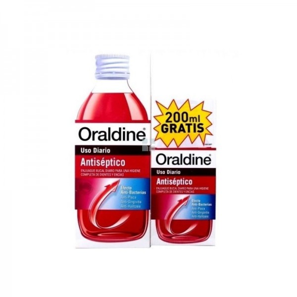 ORALDINE ANTISEPTICO 400ML  200ML GRATIS