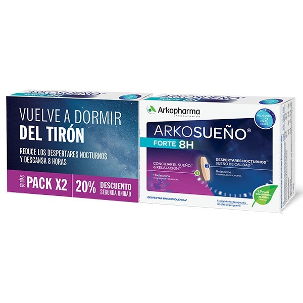 Arkosueño Forte 8H – 30 cápsulas x2