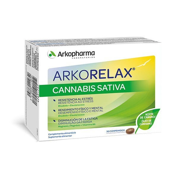 Arkorelax Cannabis Sativa – 30 Comprimidos