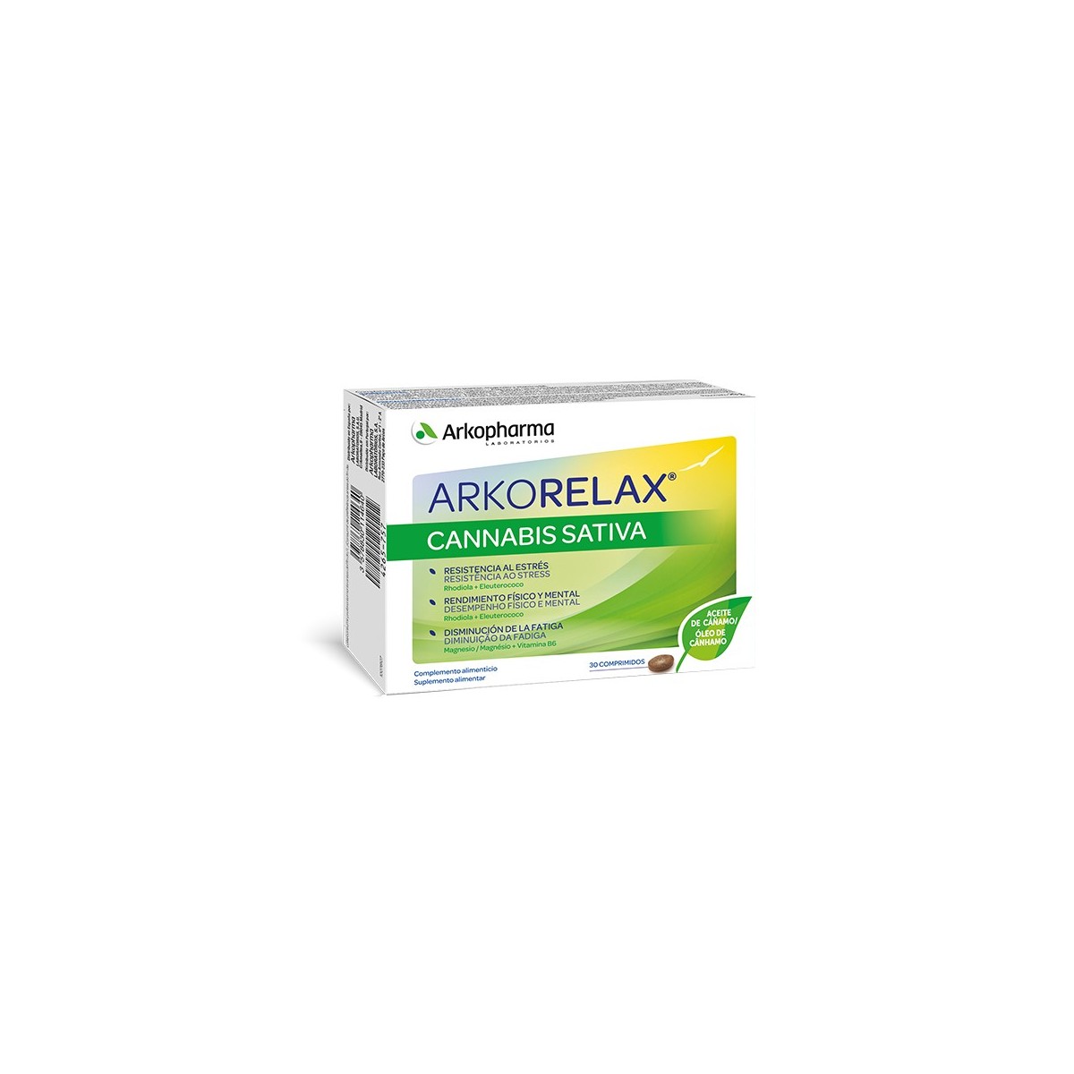Arkorelax Cannabis Sativa – 30 Comprimidos