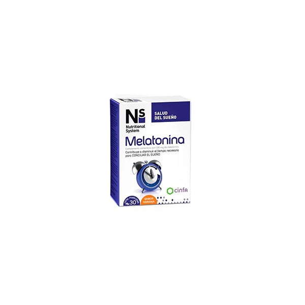 NS MELATONINA  195 MG 30 COMPRIMIDOS MASTICABLES SABOR...
