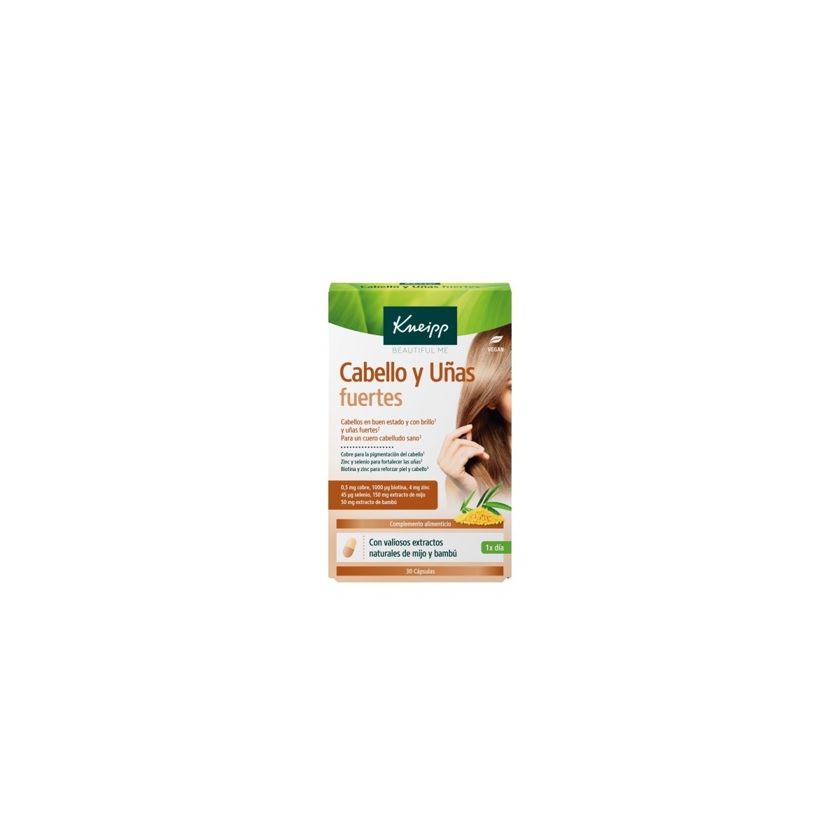 KNEIPP CABELLO Y UÑAS FUERTES  30 CAPSULAS