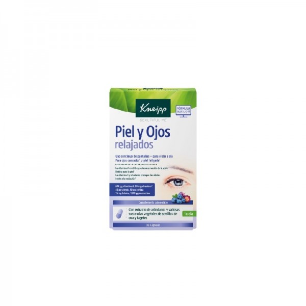 KNEIPP PIEL Y OJOS RELAJADOS  30 CAPSULAS
