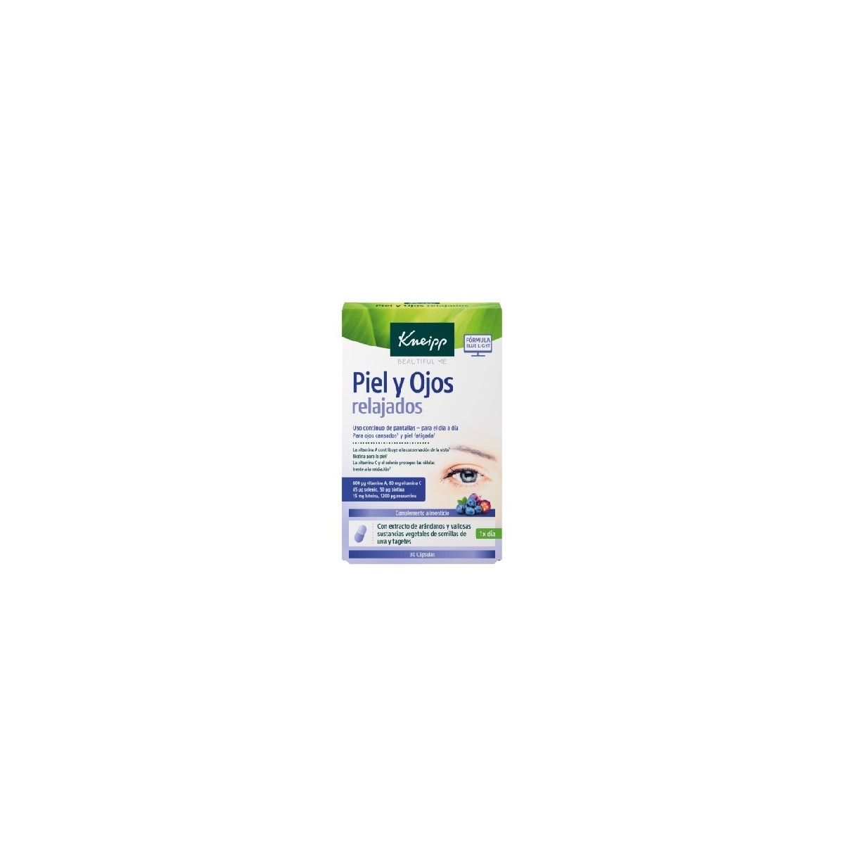 KNEIPP PIEL Y OJOS RELAJADOS  30 CAPSULAS