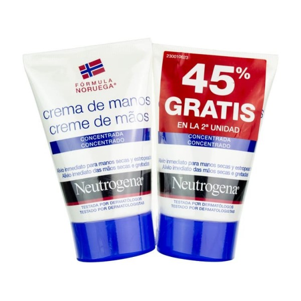 NEUTROGENA CREMA DE MANOS CONCENTRADA DUPLO 50 ML 45%...