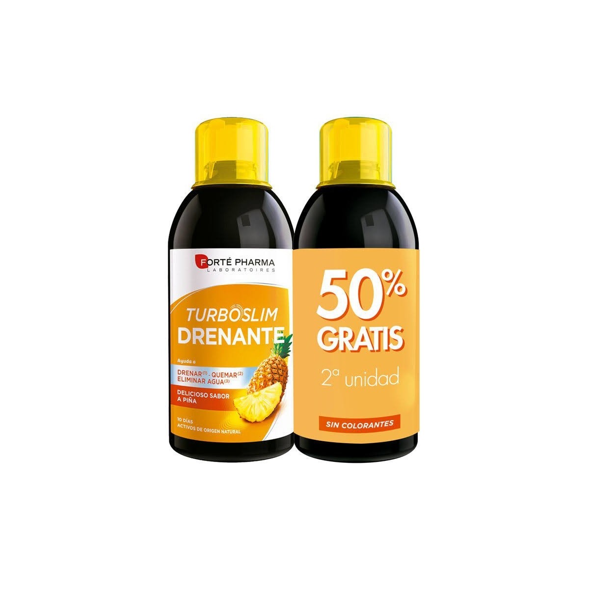SLIM DRENANTE DUPLO SABOR PIÑA FORTEPHARMA