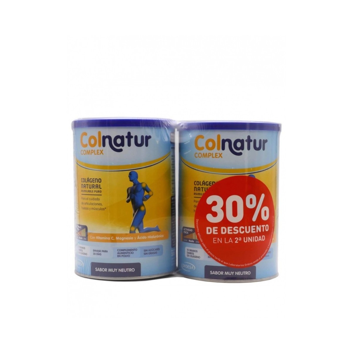 COLNATUR COMPLEX  2 LATAS 330 G SABOR NEUTRO...