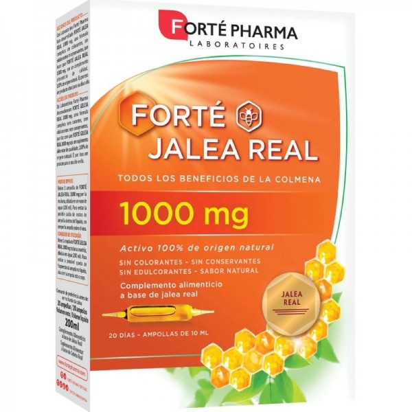 FORTE JALEA REAL 1000 MG  20 AMPOLLAS 10 ML