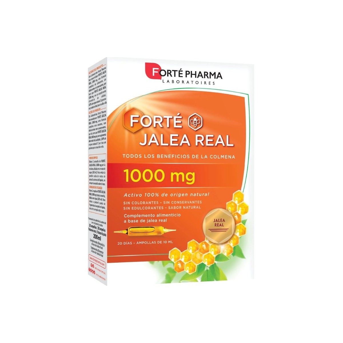 FORTE JALEA REAL 1000 MG  20 AMPOLLAS 10 ML