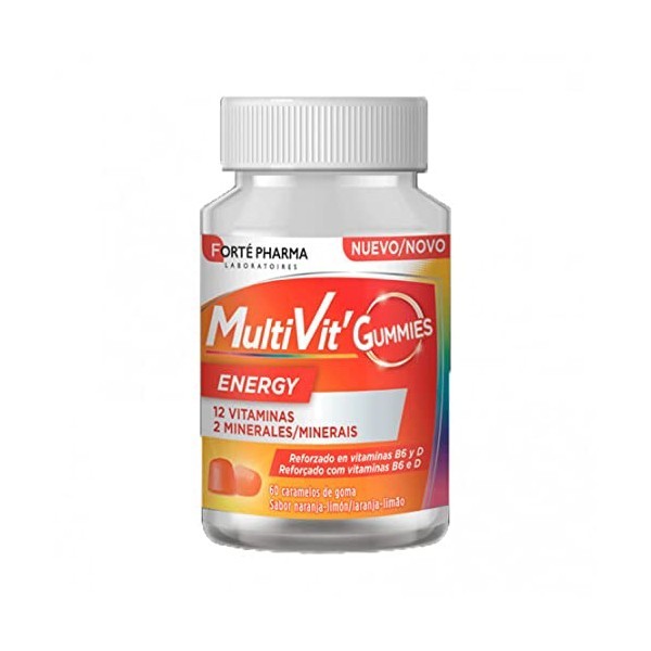 MULTIVIT ENERGY GUMMIES  60 CARAMELOS DE GOMA
