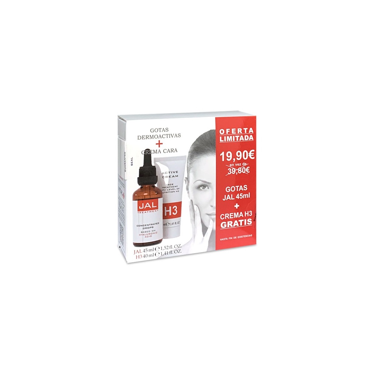 Vital Plus Pack JAL 45ml + Crema H3 40ml.