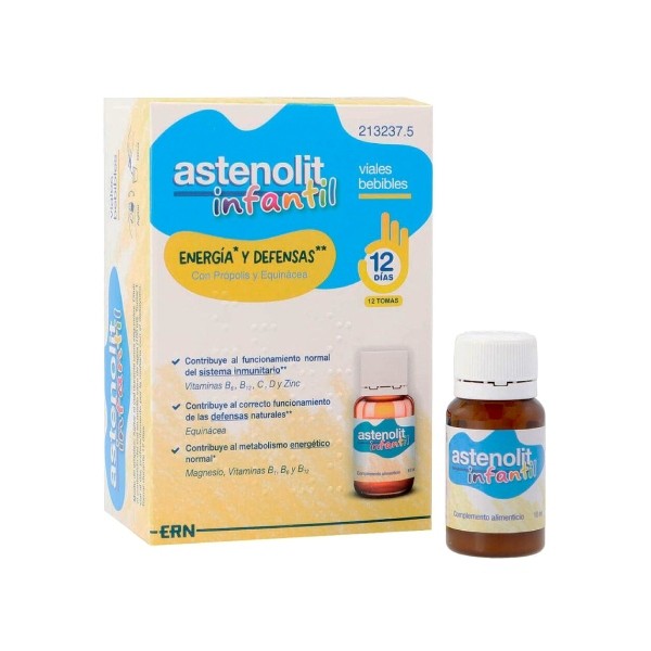 ASTENOLIT INFANTIL  12 VIALES 10 ML