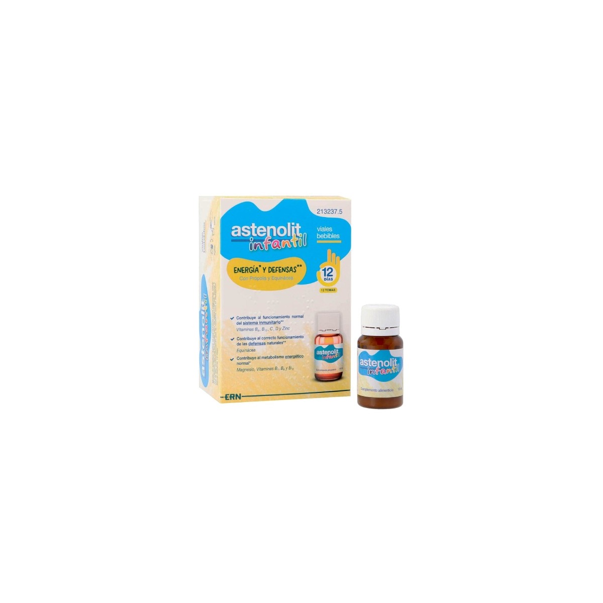 ASTENOLIT INFANTIL  12 VIALES 10 ML