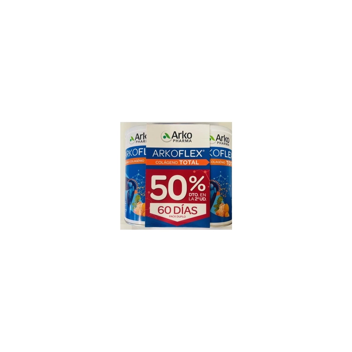 ARKOFLEX COLÁGENO TOTAL  2 ENVASES 390 G PACK