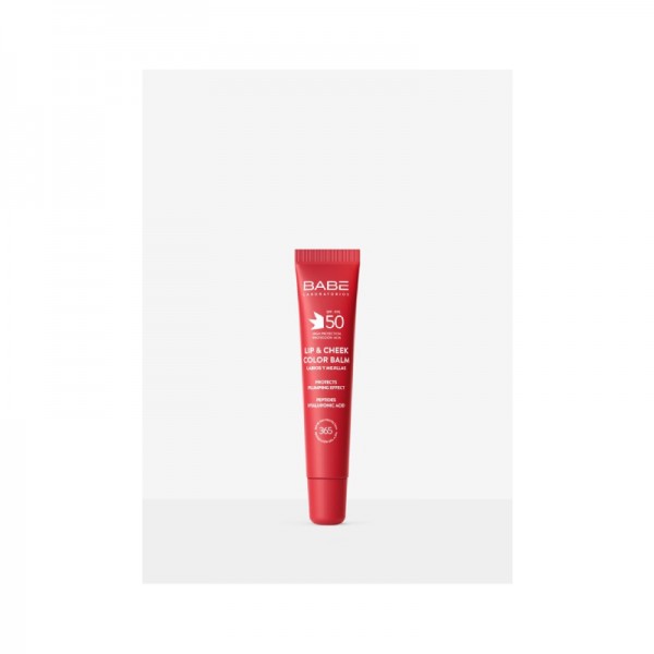 BABE LIP & CHEEK COLOR BALM SPF 50   20 ML COLOR RED