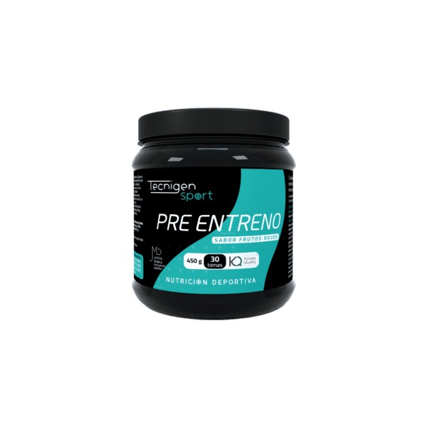 PRE ENTRENO SABOR MELOCOTÓN TECNIGEN 450 GRS.