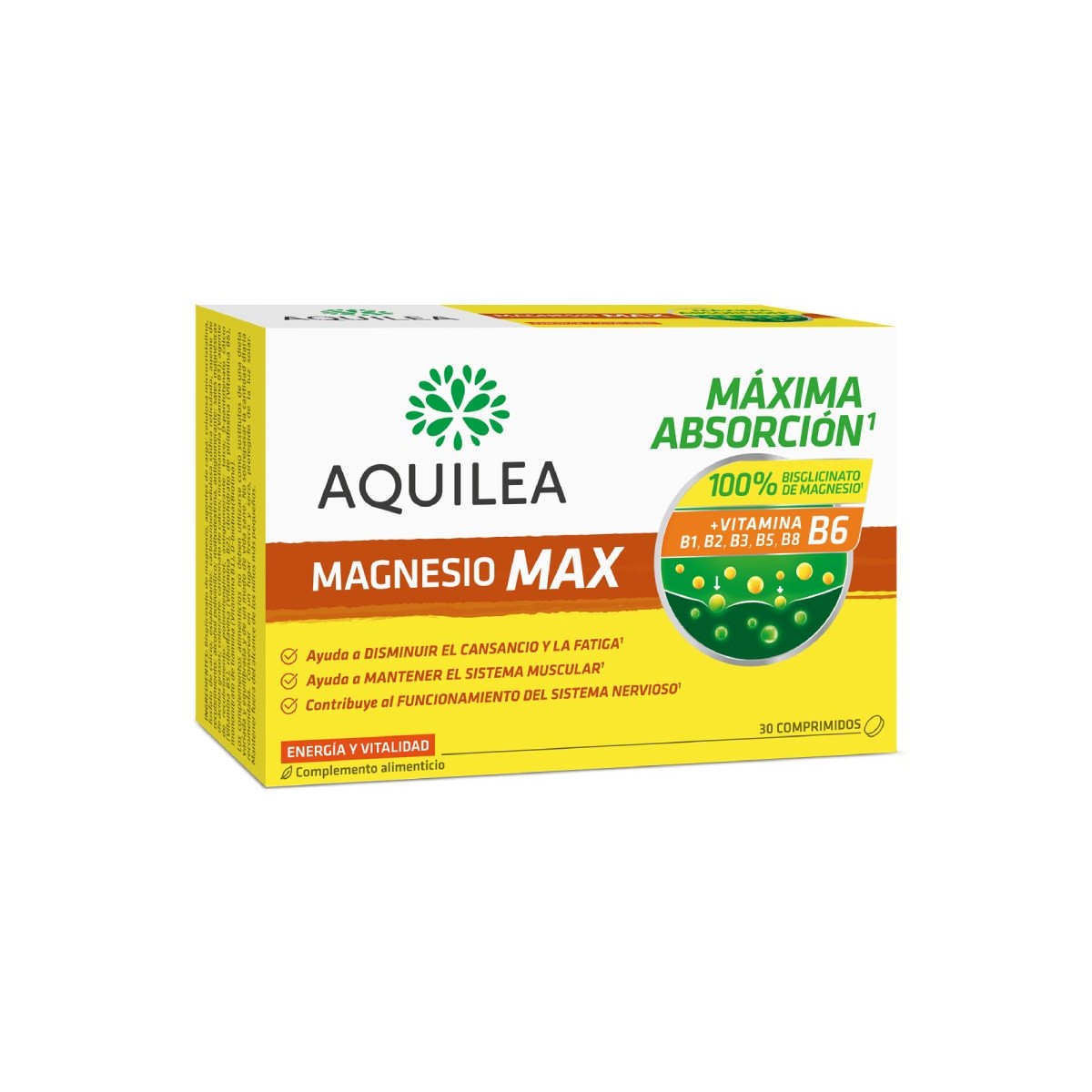 AQUILEA MAGNESIO MAX  30 COMPRIMIDOS