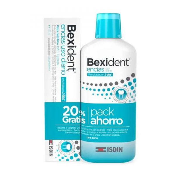 BEXIDENT PACK ENCIAS  COLUTORIO/PASTA 20% GRATIS