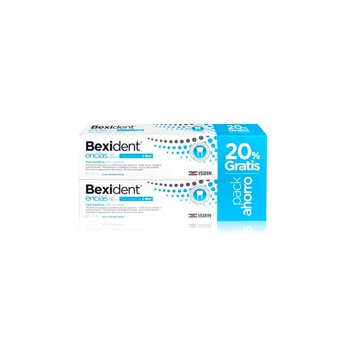 PACK DUO BEXIDENT ENCIAS PASTA 125 ML