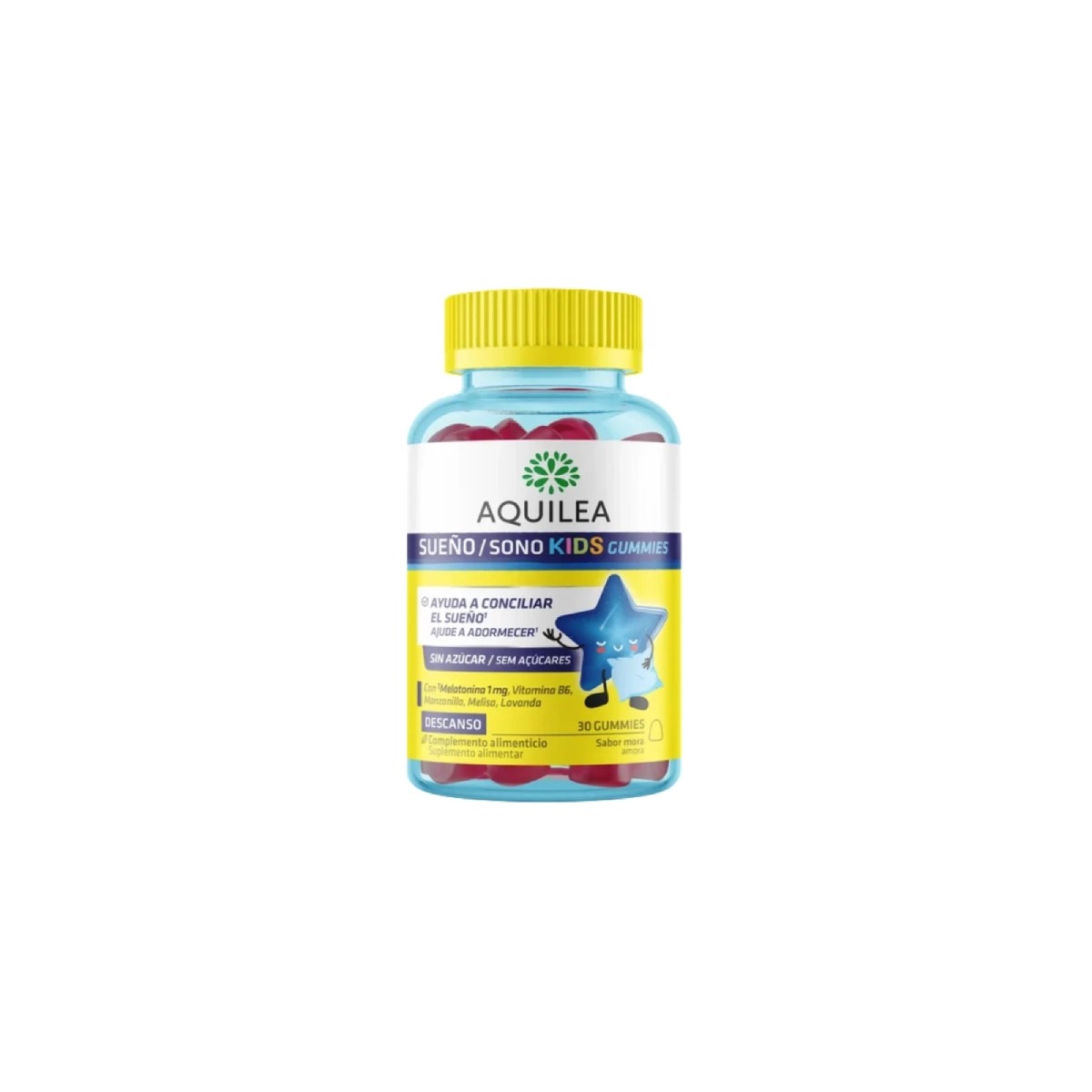 AQUILEA SUEÑO KIDS GUMMIES  30 GUMMIES SABOR MORA