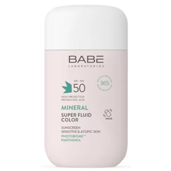 BABE MINERAL SUPER FLUID COLOR SUNSCREEN SPF 50  50ML