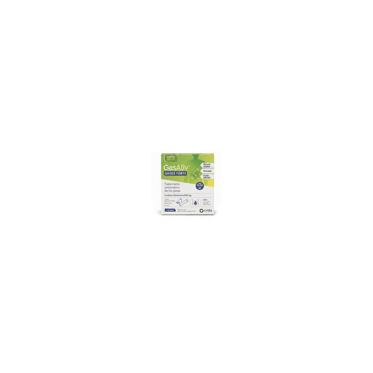 SANTE VERTE GASALIV GASES FORTE  20 STICKS