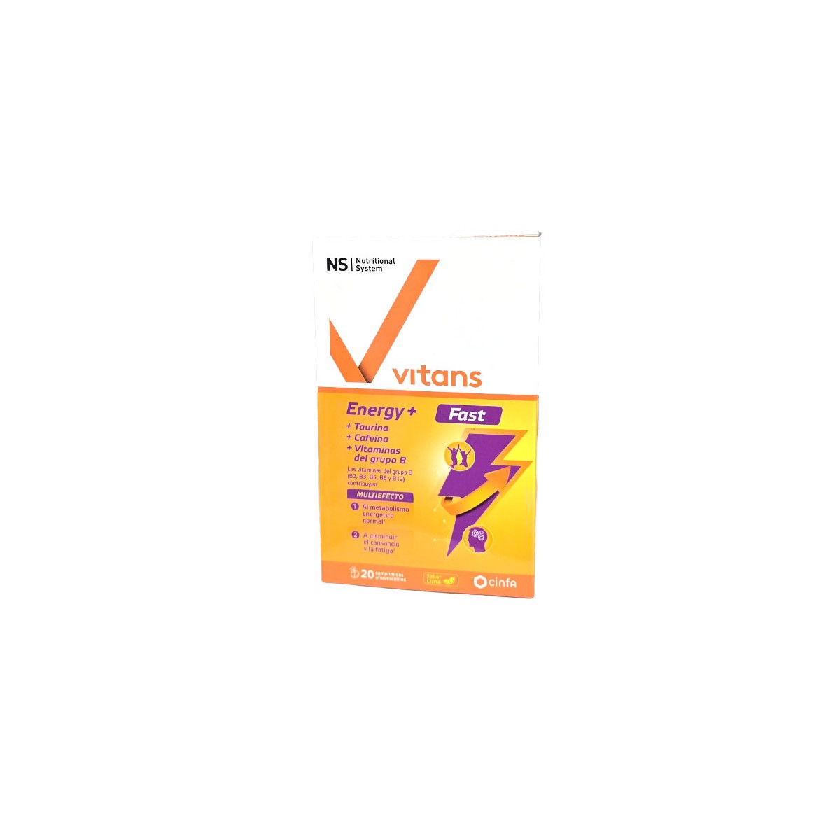 VITANS ENERGY+ FAST 20 COMPRIMIDOS EFERVESCENTES