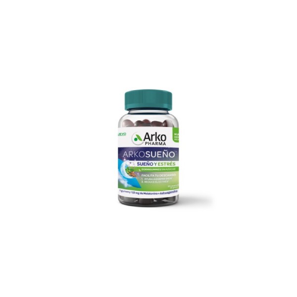 ARKOSUEÑO DORMIGUMMIES SUEÑO Y ESTRES  30 CARAMELOS DE GOMA