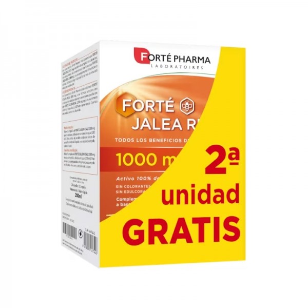 FORTE JALEA REAL 1000 MG  20 AMPOLLAS 10 ML+2º UNIDAD GRATIS