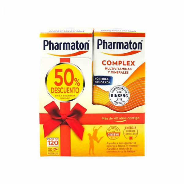 PHARMATON COMPLEX  2 ENVASES 60 COMPRIMIDOS PACK PROMOCIONAL
