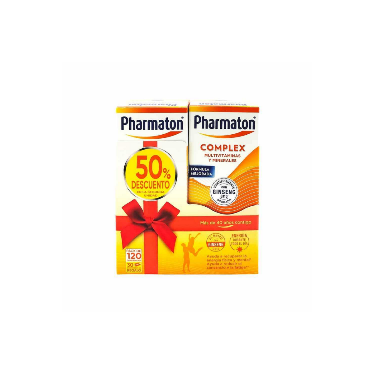 PHARMATON COMPLEX  2 ENVASES 60 COMPRIMIDOS...